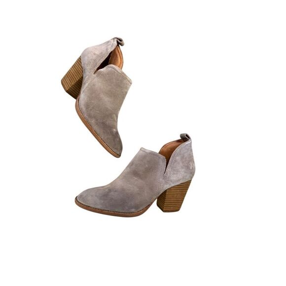 Jeffrey Campbell Rosalee Women's Brown Suede Ankle Booties Size 8.5 - Picture 3 of 8